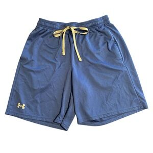 Under Armour Men’s Blue Athletic Shorts with Drawstring